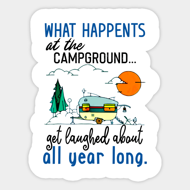 Camping Campground Sticker by Pelman